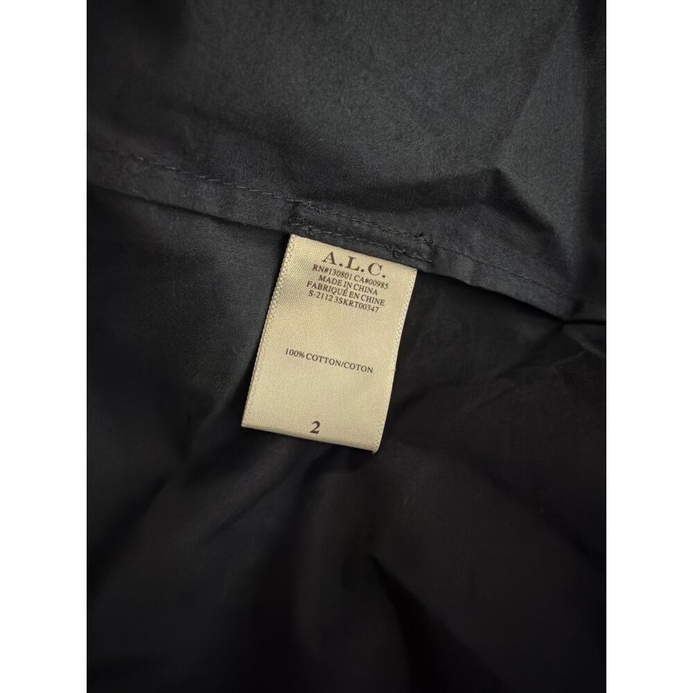 A.L.C jade navy blue skirt size 2 - Picture 8 of 9